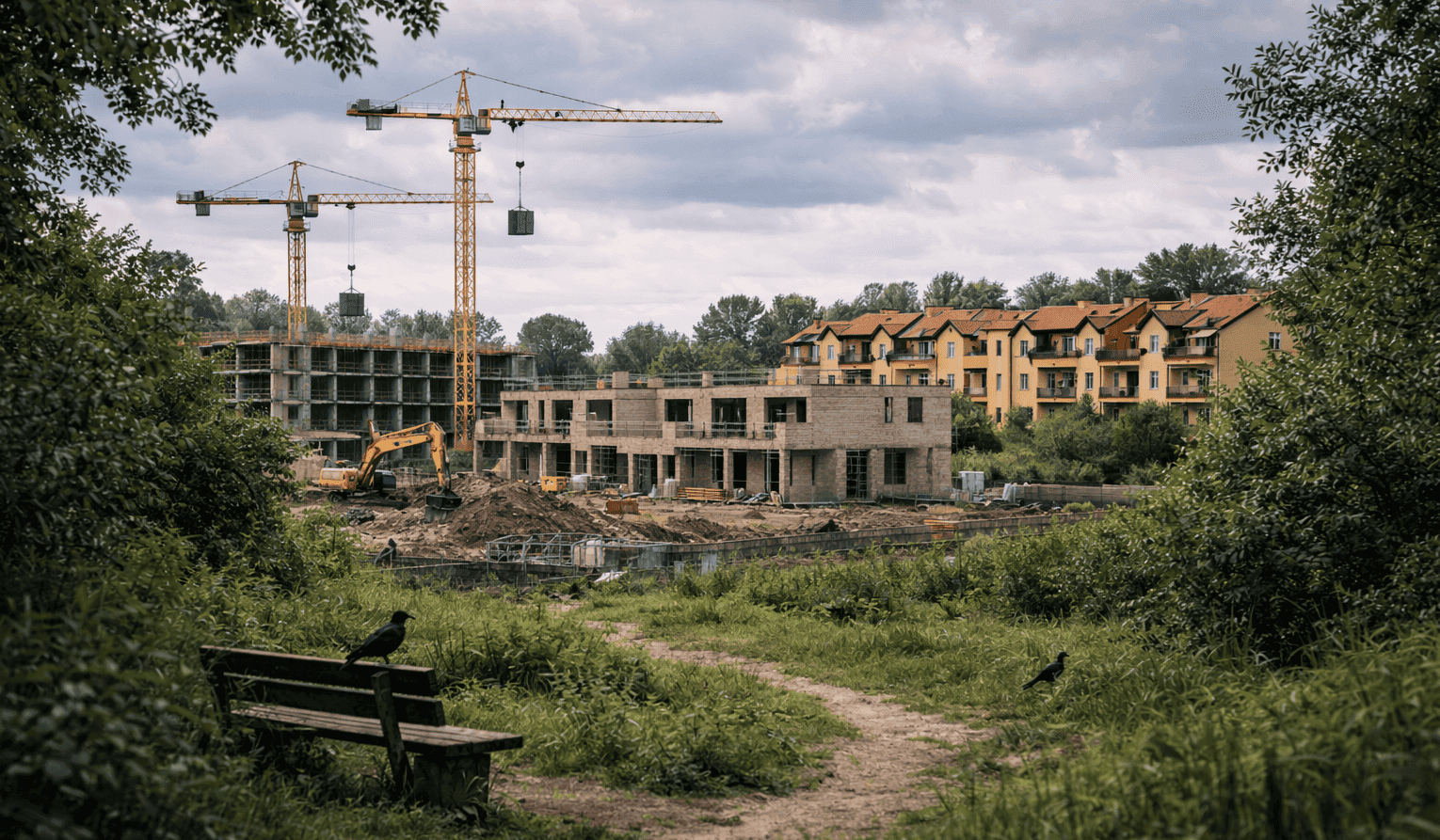 Budowa na pasie zieleni? Na czyje zlecenie działa Zarząd?